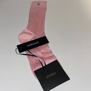 Versace Blush Pink Luxury Socks